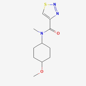 N-(4-methoxycyclohexyl)-N-methylthiadiazole-4-carboxamide