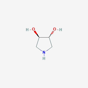 molecular formula C4H9NO2 B071820 (3R,4R)-吡咯烷-3,4-二醇 CAS No. 186393-31-7