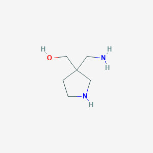 B071836 [3-(Aminomethyl)pyrrolidin-3-yl]methanol CAS No. 162687-14-1