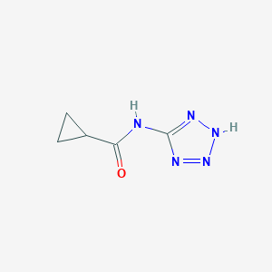 B071847 N-(2H-tetrazol-5-yl)cyclopropanecarboxamide CAS No. 186302-36-3