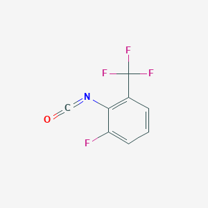 B071848 1-Fluoro-2-isocyanato-3-(trifluoromethyl)benzene CAS No. 190774-53-9