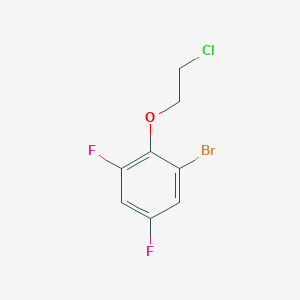 B071853 1-Bromo-2-(2-chloroethoxy)-3,5-difluorobenzene CAS No. 175203-19-7