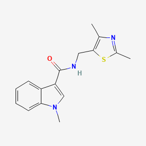 N-[(2,4-dimethyl-1,3-thiazol-5-yl)methyl]-1-methylindole-3-carboxamide