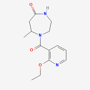 1-(2-Ethoxypyridine-3-carbonyl)-7-methyl-1,4-diazepan-5-one