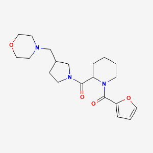 [1-(Furan-2-carbonyl)piperidin-2-yl]-[3-(morpholin-4-ylmethyl)pyrrolidin-1-yl]methanone