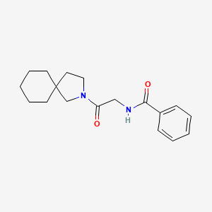 N-[2-(2-azaspiro[4.5]decan-2-yl)-2-oxoethyl]benzamide