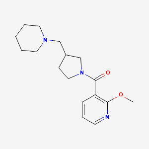 (2-Methoxypyridin-3-yl)-[3-(piperidin-1-ylmethyl)pyrrolidin-1-yl]methanone