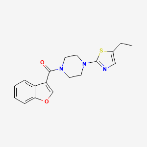 1-Benzofuran-3-yl-[4-(5-ethyl-1,3-thiazol-2-yl)piperazin-1-yl]methanone