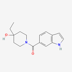 (4-ethyl-4-hydroxypiperidin-1-yl)-(1H-indol-6-yl)methanone