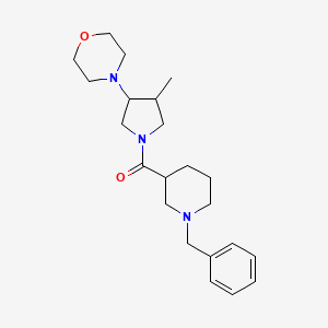 (1-Benzylpiperidin-3-yl)-(3-methyl-4-morpholin-4-ylpyrrolidin-1-yl)methanone