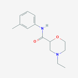 4-ethyl-N-(3-methylphenyl)morpholine-2-carboxamide