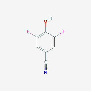 B071870 3-Fluoro-4-hydroxy-5-iodobenzonitrile CAS No. 173900-33-9