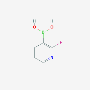 molecular formula C5H5BFNO2 B071887 2-氟吡啶-3-硼酸 CAS No. 174669-73-9
