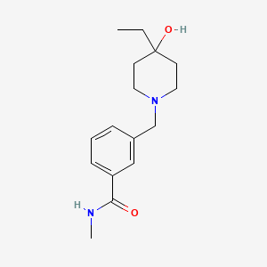 3-[(4-ethyl-4-hydroxypiperidin-1-yl)methyl]-N-methylbenzamide