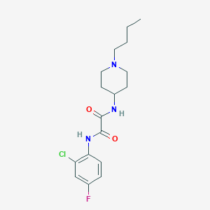 N-(1-butylpiperidin-4-yl)-N'-(2-chloro-4-fluorophenyl)oxamide