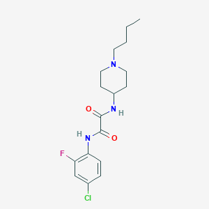 N-(1-butylpiperidin-4-yl)-N'-(4-chloro-2-fluorophenyl)oxamide