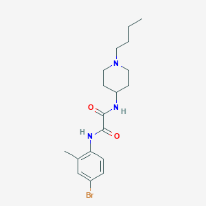 N'-(4-bromo-2-methylphenyl)-N-(1-butylpiperidin-4-yl)oxamide