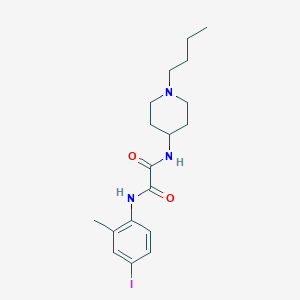 N-(1-butylpiperidin-4-yl)-N'-(4-iodo-2-methylphenyl)oxamide