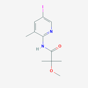 N-(5-iodo-3-methylpyridin-2-yl)-2-methoxy-2-methylpropanamide