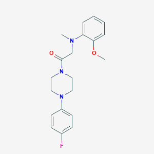 1-[4-(4-fluorophenyl)piperazin-1-yl]-2-(2-methoxy-N-methylanilino)ethanone