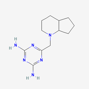 6-(2,3,4,4a,5,6,7,7a-Octahydrocyclopenta[b]pyridin-1-ylmethyl)-1,3,5-triazine-2,4-diamine