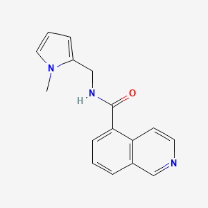 N-[(1-methylpyrrol-2-yl)methyl]isoquinoline-5-carboxamide