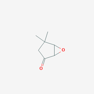 B071895 4,4-Dimethyl-6-oxabicyclo[3.1.0]hexan-2-one CAS No. 167161-77-5