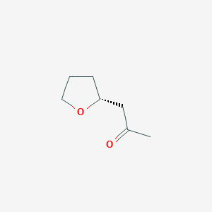 molecular formula C7H12O2 B071899 1-[(2R)-Oxolan-2-yl]propan-2-one CAS No. 177182-58-0