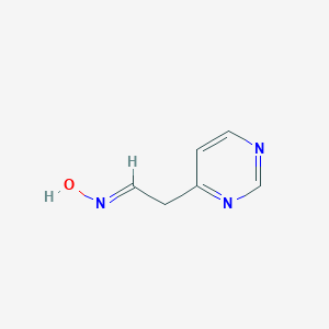 B071914 (E)-2-(pyrimidin-4-yl)acetaldehyde oxime CAS No. 179009-38-2