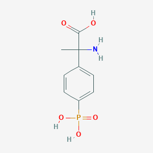 molecular formula C9H12NO5P B071915 2-氨基-2-(4-膦苯基)丙酸 CAS No. 169209-65-8