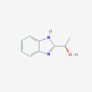 molecular formula C9H10N2O B071929 (1S)-1-(1H-苯并咪唑-2-基)乙醇 CAS No. 192316-22-6