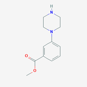 molecular formula C12H16N2O2 B071951 3-(哌嗪-1-基)苯甲酸甲酯 CAS No. 179003-08-8