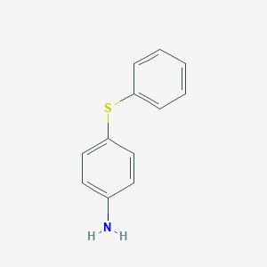 molecular formula C12H11NS B071985 4-(苯硫基)苯胺 CAS No. 1135-14-4