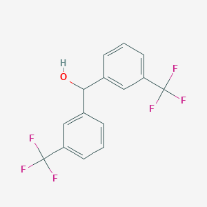 molecular formula C15H10F6O B071999 双(3-(三氟甲基)苯基)甲醇 CAS No. 1598-89-6