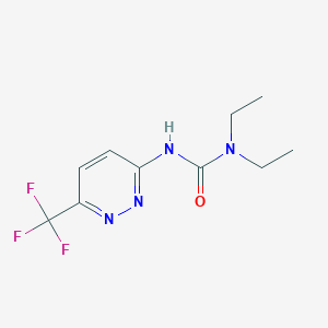 1,1-Diethyl-3-[6-(trifluoromethyl)pyridazin-3-yl]urea