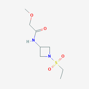 N-(1-ethylsulfonylazetidin-3-yl)-2-methoxyacetamide