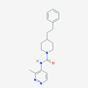 N-(3-methylpyridazin-4-yl)-4-(2-phenylethyl)piperidine-1-carboxamide