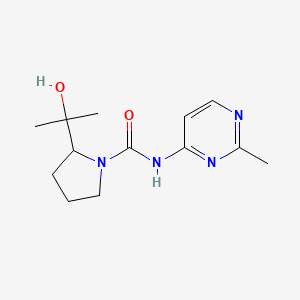 2-(2-hydroxypropan-2-yl)-N-(2-methylpyrimidin-4-yl)pyrrolidine-1-carboxamide