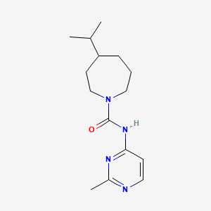 N-(2-methylpyrimidin-4-yl)-4-propan-2-ylazepane-1-carboxamide