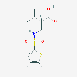 2-[[(4,5-Dimethylthiophen-2-yl)sulfonylamino]methyl]-3-methylbutanoic acid