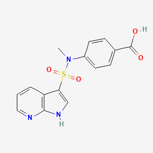 4-[methyl(1H-pyrrolo[2,3-b]pyridin-3-ylsulfonyl)amino]benzoic acid