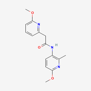 N-(6-methoxy-2-methylpyridin-3-yl)-2-(6-methoxypyridin-2-yl)acetamide