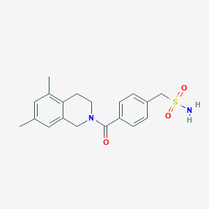 [4-(5,7-dimethyl-3,4-dihydro-1H-isoquinoline-2-carbonyl)phenyl]methanesulfonamide