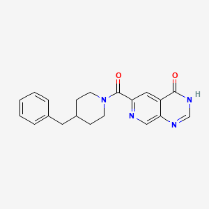 6-(4-benzylpiperidine-1-carbonyl)-3H-pyrido[3,4-d]pyrimidin-4-one