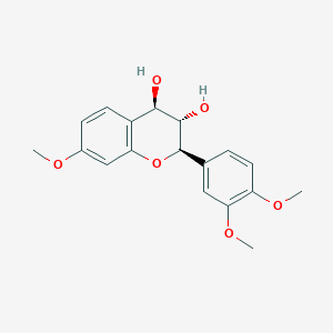 B072012 (2R)-2alpha-(3,4-Dimethoxyphenyl)-3,4-dihydro-7-methoxy-2H-1-benzopyran-3beta,4alpha-diol CAS No. 1166-04-7