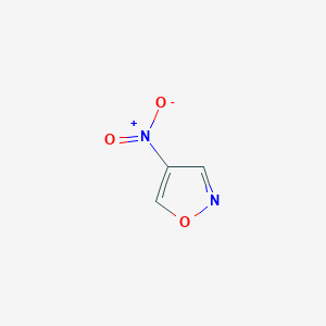 molecular formula C3H2N2O3 B072013 4-硝基异噁唑 CAS No. 1121-13-7