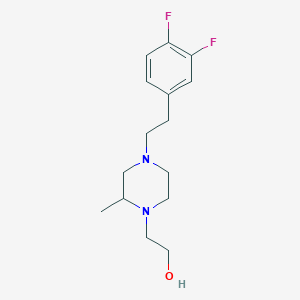 2-[4-[2-(3,4-Difluorophenyl)ethyl]-2-methylpiperazin-1-yl]ethanol