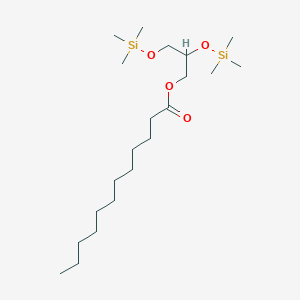 B072054 2,3-Bis(trimethylsilyloxy)propyl dodecanoate CAS No. 1116-65-0