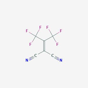 molecular formula C6F6N2 B072081 Propanedinitrile, [2,2,2-trifluoro-1-(trifluoromethyl)ethylidene]- CAS No. 1113-69-5