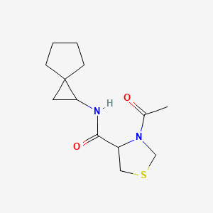 3-acetyl-N-spiro[2.4]heptan-2-yl-1,3-thiazolidine-4-carboxamide